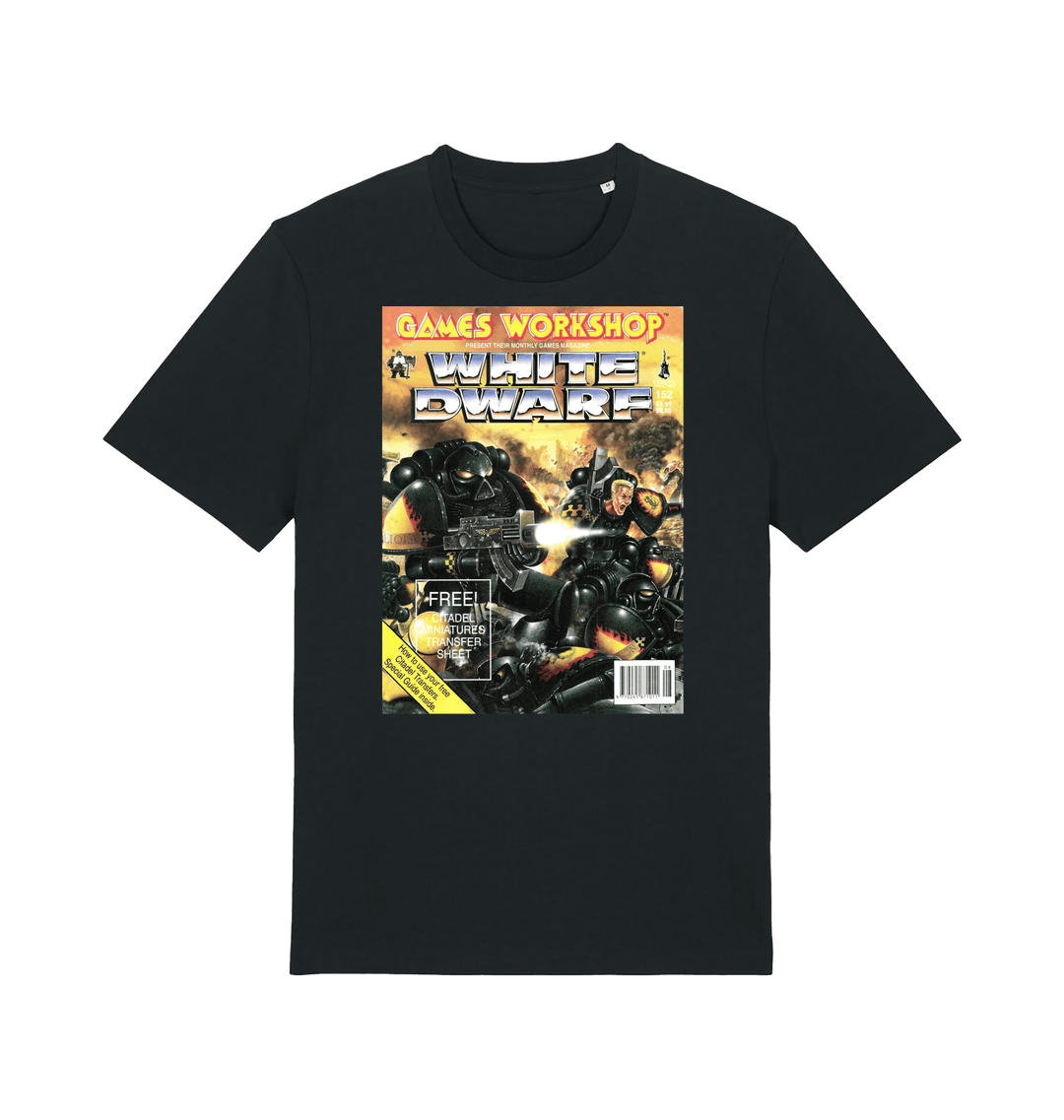 Black Printed T-shirt Front